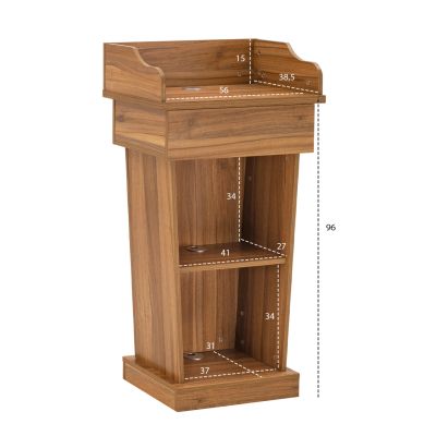 Стойка за високоговорители Supreme Honey Oak HM2378 59,5x40x111cm