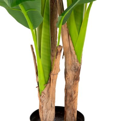 DECORATIVE SYNTHETIC PLANT HM7968 BANΑΝΑ TREE IN POT 123H cm.