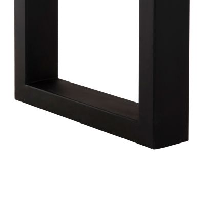 CONSOLE SHIRE HM9800 RECYCLED TEAK WOOD-BLACK METAL LEGS 240x50x90Hcm.