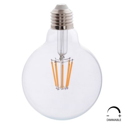 КРУШКА HM4050.01 GLOBO LED С ЖИШКА 8W E27 3000K CLEAR DIMMABLE