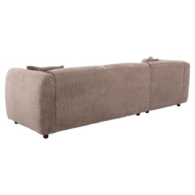 CORNER SOFA (LEFT) TREAT HM3277.02L DARK BEIGE FABRIC 270x163x74Hcm.