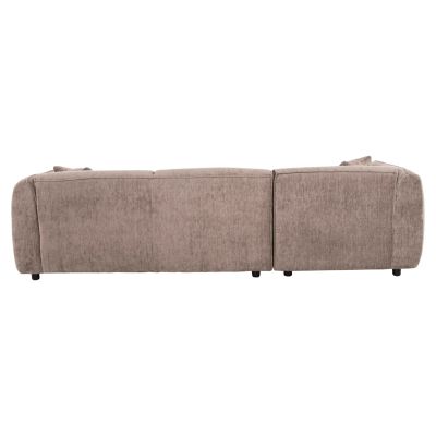 CORNER SOFA (LEFT) TREAT HM3277.02L DARK BEIGE FABRIC 270x163x74Hcm.