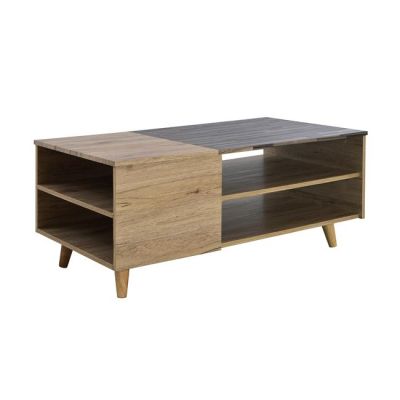 Coffee Table HM8104 Jova sonama-grey color 110Χ55Χ45