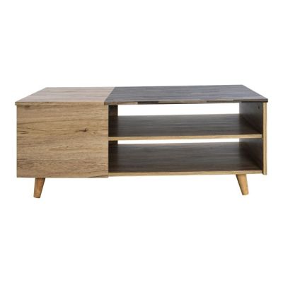 Coffee Table HM8104 Jova sonama-grey color 110Χ55Χ45