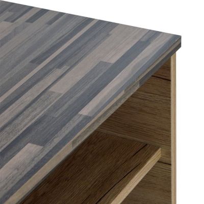 Coffee Table HM8104 Jova sonama-grey color 110Χ55Χ45