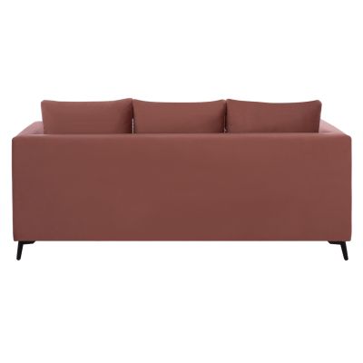 ΡONZA corner sofa, dusty pink, high leg, 2pcs, reversible, stain-resistant and water-repellent fabric