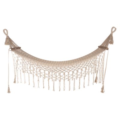 MACRAME HAMMOCK HM9346 BEIGE 200Χ100 cm