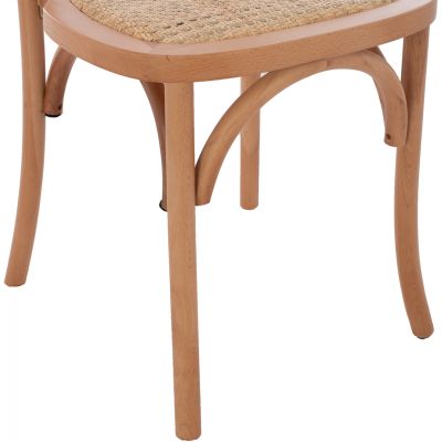 VIENNA WOODEN CHAIR FROM BEECH WOOD TO NATURAL HM8644.01 45x54x89 cm.