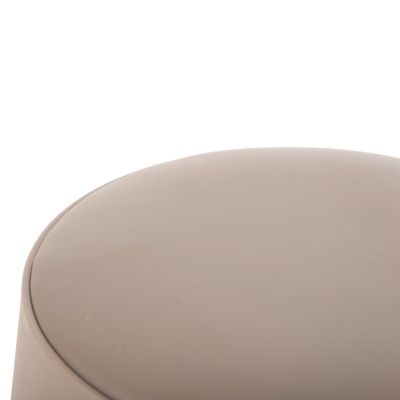 STOOL DENTY HM9619.04 POLYPROPYLENE IN CAPPUCCINO-PU SEAT IN CAPPUCCINO Φ30x47.5Hcm.