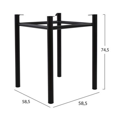 Основа 4 крака за повърхност 70x70 H/B 652-070