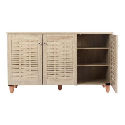 Shoe Cabinet Wooden 3 doors HM2211.02 Sonama 114x34x68