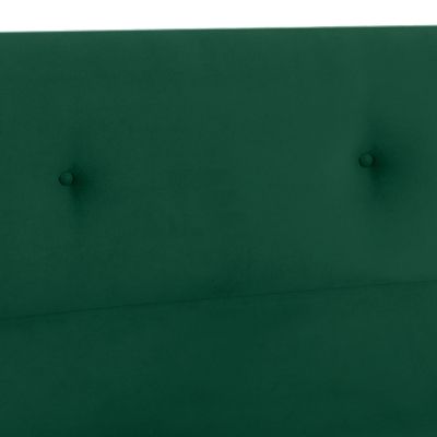 HM637.13 BED DOLORES, CYPRESS GREEN VELVET, 150X200