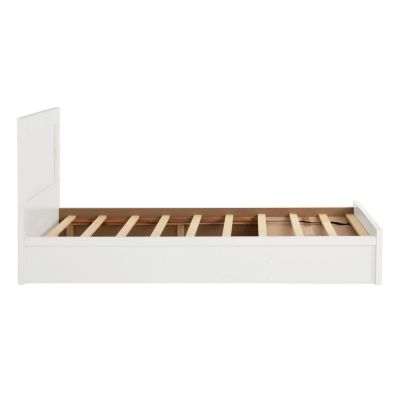 BED MELANY HM346.05 WITH 1 DRAWER- WHITE 90X190 cm.