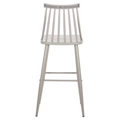 БАР СТОЛ ВИСОКА СЕДАЛКА VANESSA HM8459.20 СИВ PP И СИВИ МЕТАЛНИ КРАКА 47x48,5x107Hcm.