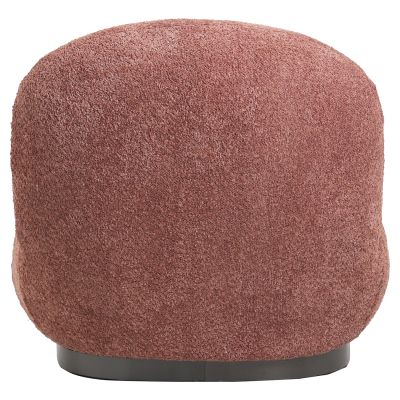 ARMCHAIR BEANY HM9591.02 PINK BOUCLE FABRIC 85x82x77Hcm.