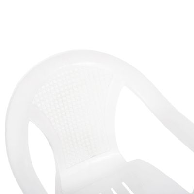 POLYPROPYLENE ARMCHAIR TUVANA HM6145.13 WHITE 57x59.5x77Hcm.