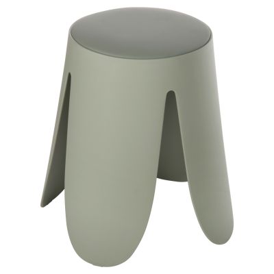 STOOL DENTY HM9619.07 POLYPROPYLENE & PU SEAT IN PISTACHIO GREEN Φ30x45Hcm.