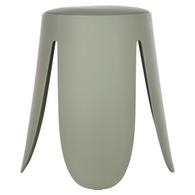 STOOL DENTY HM9619.07 POLYPROPYLENE & PU SEAT IN PISTACHIO GREEN Φ30x45Hcm.