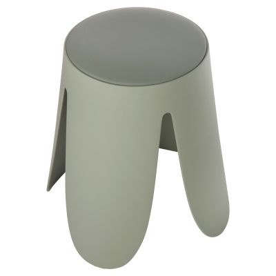 STOOL DENTY HM9619.07 POLYPROPYLENE & PU SEAT IN PISTACHIO GREEN Φ30x45Hcm.