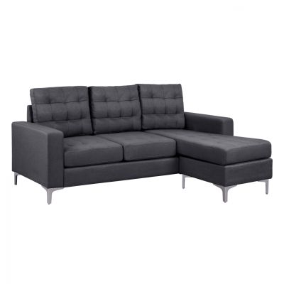 Reversible Corner Sofa Santino HM3152.01 Grey Fabrix 192x129x82cm