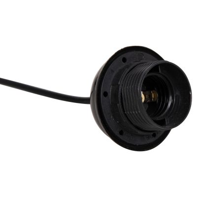 HANGING CABLE FOR PENDANT LAMPS WITH SOCKET IN BLACK HM4187