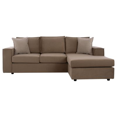 Corner sofa MONACO, interchangeable, 2 pcs, beige, stain-resistant, water-repellent