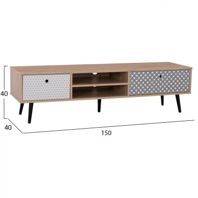 TV STAND HM8756 HATTIE 150x40x40Y cm.