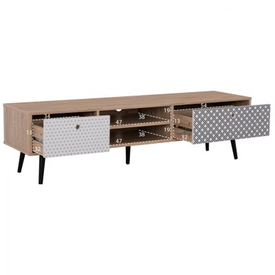 TV STAND HM8756 HATTIE 150x40x40Y cm.