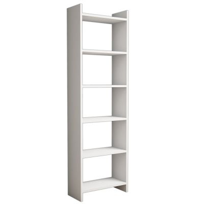 BOOKCASE CLASSIKER HM9226.11 MELAMINE WHITE 48,5x22x160Hcm.