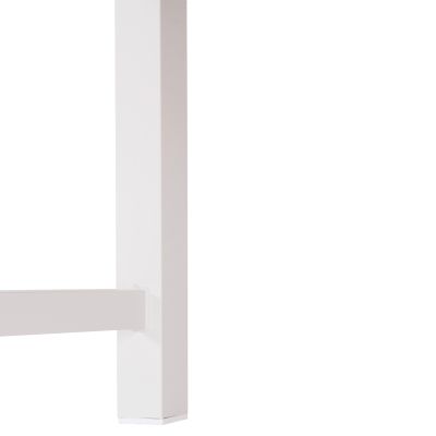 OUTDOOR ALUMINUM TABLE GOBAR HM6060.01 WHITE WITH WOOD-LIKE TABLETOP 240Χ105Χ75Hcm.