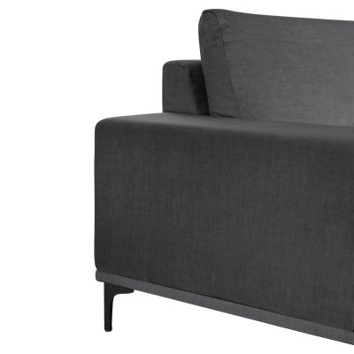 CORNER SOFA (LEFT) NOA HM3278.02L ANTHRACITE FABRIC 288x90-157x67-80Hcm.