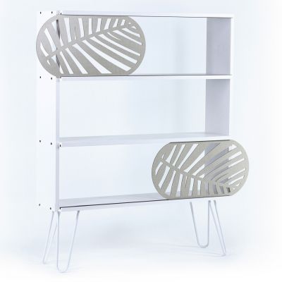 ЕТАЖ ЗА КНИЖА SILLIA HM9181.01 WHITE WHITE 94x25x117Y см.