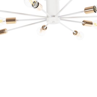 CEILING PENDANT MULTILIGHT HM4122 WHITE METAL 18.5H cm.