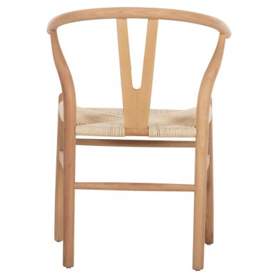 DINING CHAIR BRAVE HM8695.11 BEECH WOOD IN NATURAL-ROPE IN NATURAL 54.5x53x75Hcm