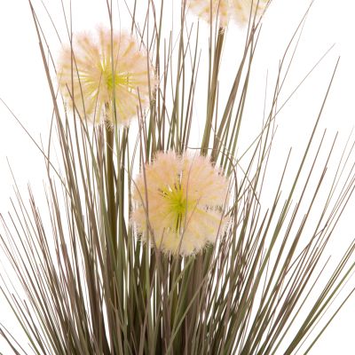 DECORATIVE SYNTHETIC PLANT IN POT HM4016 DANDELION/GRASS Φ9.5x9-62Hcm.