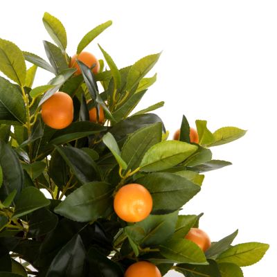 DECORATIVE SYNTHETIC PLANT IN POT HM4021 ORANGE TREE Φ15x12.5-90Hcm.