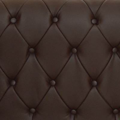 Bed MONE HM321.01 Chesterfield-style storage space Brown  150x200cm