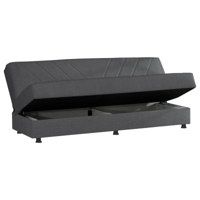 SOFA BED 3-SEATER ANDRE HM3271.03 ANTHRACITE FABRIC 193x82x81Hcm.