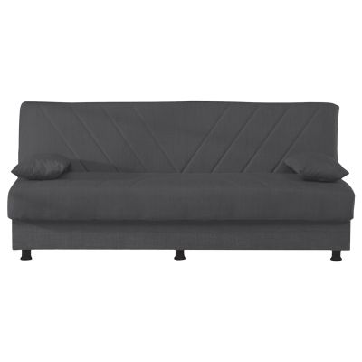 SOFA BED 3-SEATER ANDRE HM3271.03 ANTHRACITE FABRIC 193x82x81Hcm.