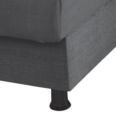 SOFA BED 3-SEATER ANDRE HM3271.03 ANTHRACITE FABRIC 193x82x81Hcm.