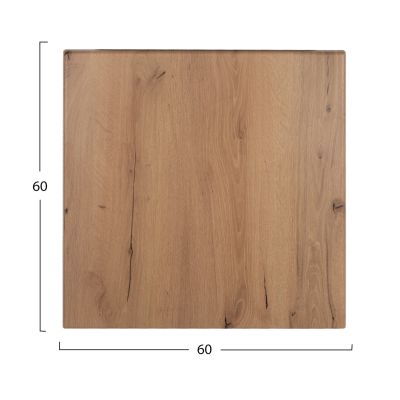 TABLETOP 4680 SQUARE HM5229.14 WERZALIT IN NATURAL WOOD COLOR 60X60cm.