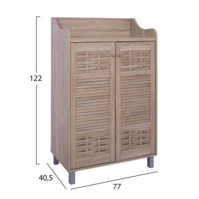 Shoe Cabinet Wooden HM2230.02 Sonama 77x40x121