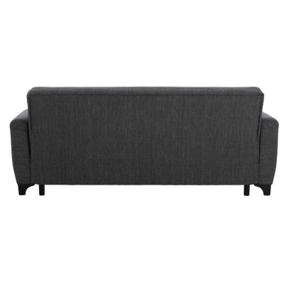 HM3242.03 sofa-bed, storage space, grey, 215x84x88cm, tall back