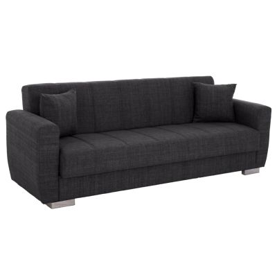 HM3240.03, 3-SEATER SOFA-BED, GREY, 215x80x77