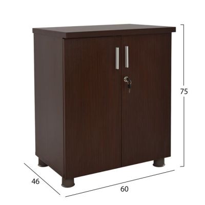 Professional office cabinet in wenge color HM2050.12 60x46x75 cm.