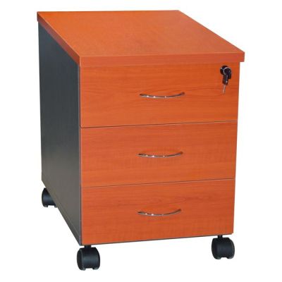 Professional office drawer HM2011.03 cherry color with 3 drawers 38X48X53cm