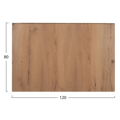 TABLETOP HM5630.14 4680 WERZALIT IN NATURAL WOOD COLOR 120X80cm.