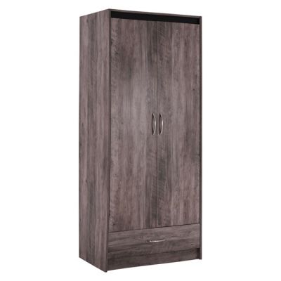 Wardrobe Jacintha 2 door HM2276 with Drawer in ashen color 80x53x190,5 cm
The product is available in pac