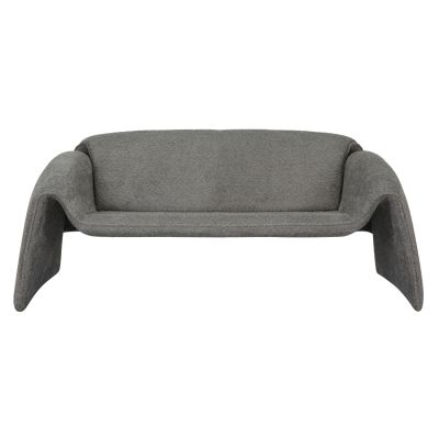 SOFA 2-SEATER LAFORGE HM9680.01 METAL FRAME-GREY BOUCLE FABRIC 160x80x63Hcm.