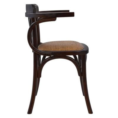 Wooden chair Vienna Type Antique brown HM0180.03 with mat 58,5x49,5x77 cm